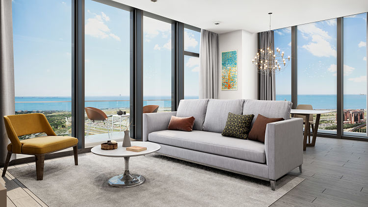 Selenium Retro Residences - Living Room