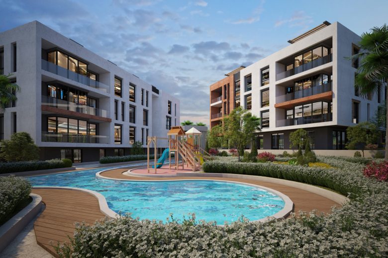 ALYA ONİST Apartments - Pool Area