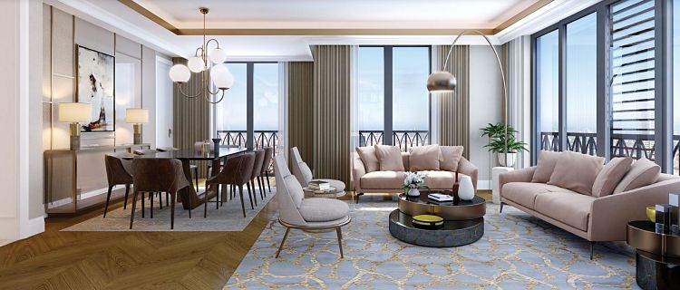 Nevbahar Residences - Living Room