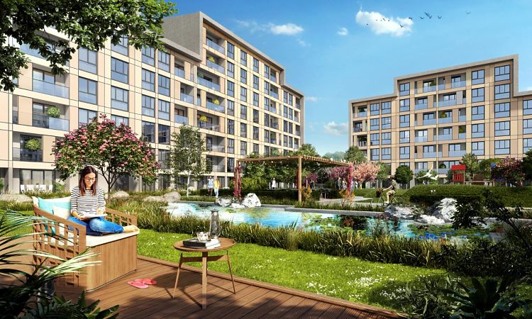 Muhit Apartments In Sancaktepe - Open Spaces