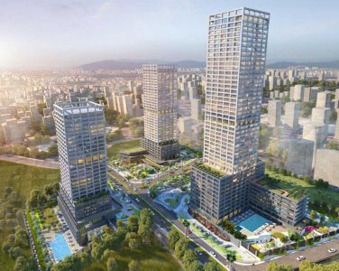 Ataşehir Modern Apartments in Ataşehir, İstanbul, Turkey