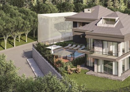 Terrace 3 villas in Trabzon, Turkey