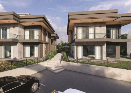 Terrace 3 villas in Trabzon, Turkey